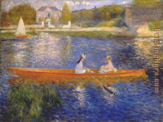 Pierre Auguste Renoir Banks of the Seine at Asnieres I